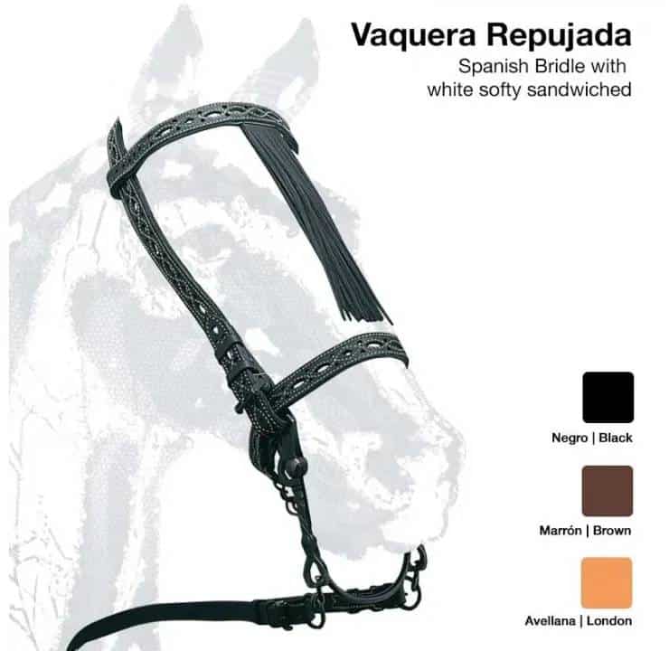 CABEZADA VAQUERA REPUJADA - Tienda Hípica Online | D’Hispania ®
