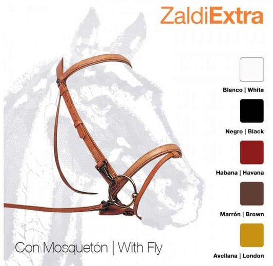CABEZADA ZALDI EXTRA 203 CON MOSQUETONES - Tienda Hípica Online | D’Hispania ®