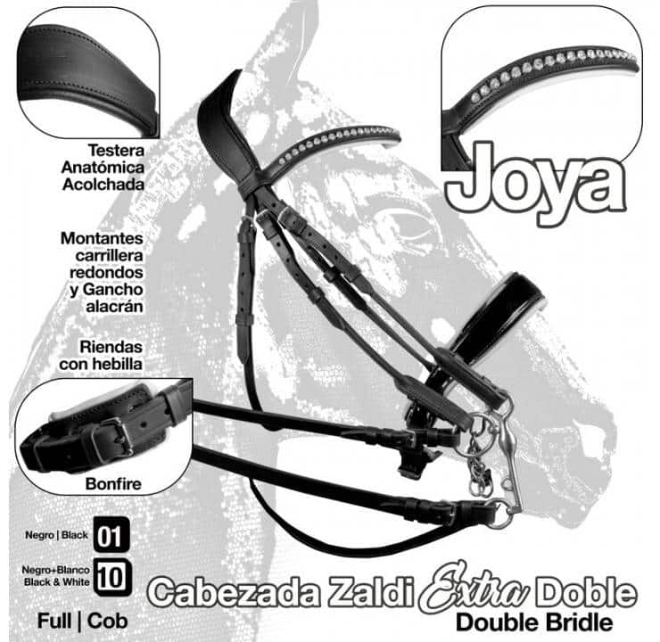 CABEZADA ZALDI EXTRA JOYA DOBLE - Tienda Hípica Online | D’Hispania ®