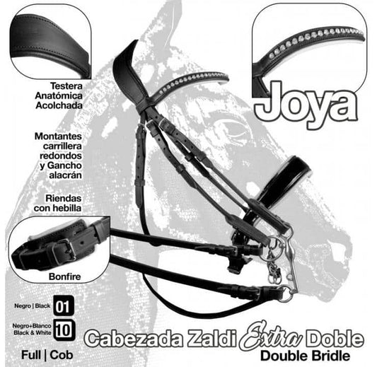 CABEZADA ZALDI EXTRA JOYA DOBLE - Tienda Hípica Online | D’Hispania ®