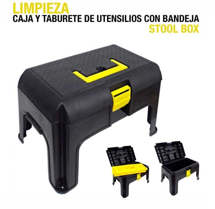 CAJA Y TABURETE DE UTENSILIOS CON BANDEJA - Tienda Hípica Online | D’Hispania ®