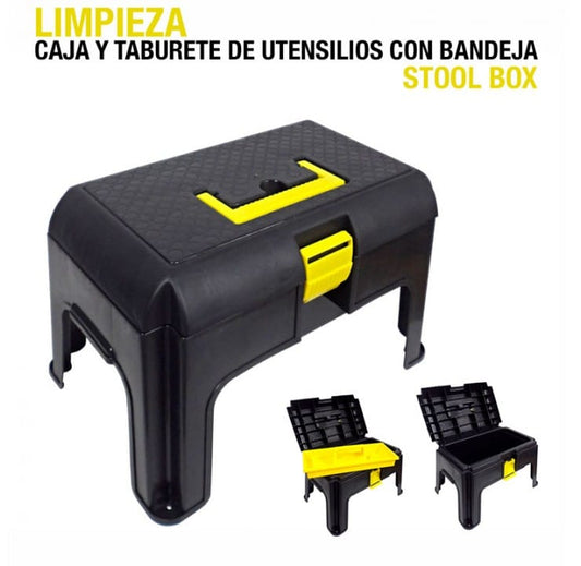 CAJA Y TABURETE DE UTENSILIOS CON BANDEJA - Tienda Hípica Online | D’Hispania ®