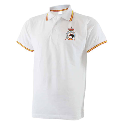 Camisa polo RFHE de manga corta para ropa hípica, de la marca Tienda Hípica D'Hispania, con diseño deportivo y cómodo.