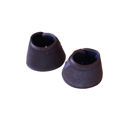Campana Montana de neopreno CoolMax de Tienda Hípica D'Hispania, protección y vendas para caballos, en color negro con detalles.