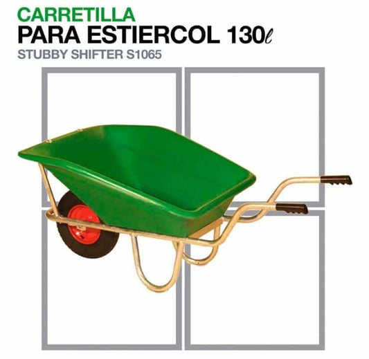 CARRETILLA PARA ESTIERCOL S1065 CAPACIDAD 130L - Tienda Hípica Online | D’Hispania ®