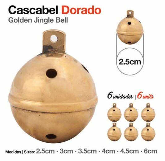 CASCABEL DORADO 6 unidades - Tienda Hípica Online | D’Hispania ®