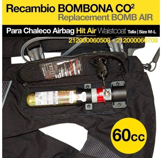 CHALECO AIRBAG HIT AIR BOMBONA 60CC MLV-C tallas:L-XL - Tienda Hípica Online | D’Hispania ®