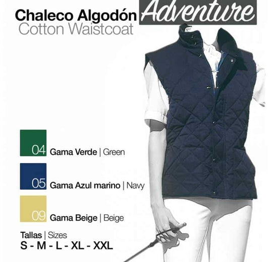 CHALECO ALGODÓN ADVENTURE - Tienda Hípica Online | D’Hispania ®