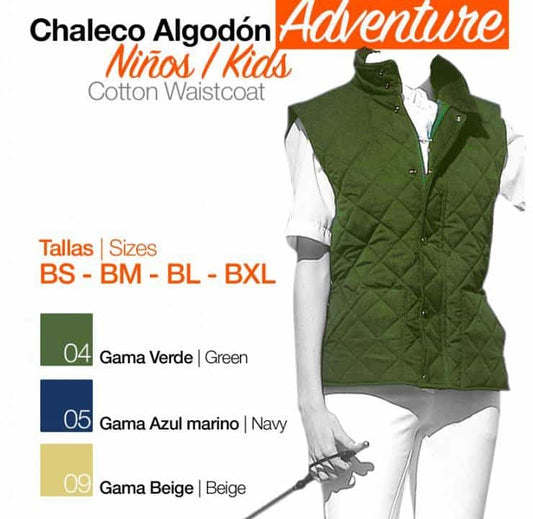CHALECO ALGODÓN ADVENTURE - Tienda Hípica Online | D’Hispania ®