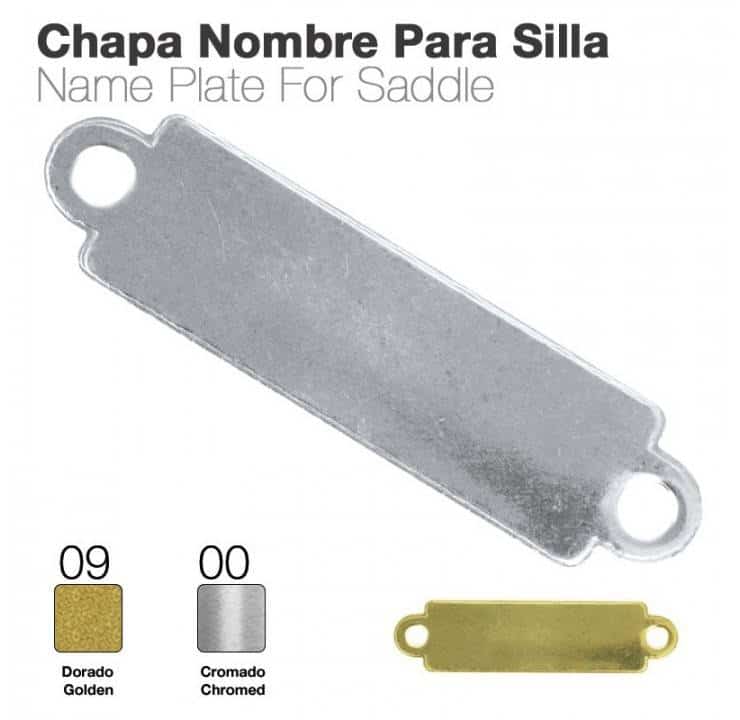 CHAPA NOMBRE SILLA - Tienda Hípica Online | D’Hispania ®