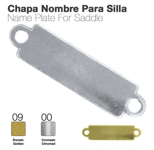 CHAPA NOMBRE SILLA - Tienda Hípica Online | D’Hispania ®