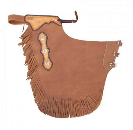 CHAPARRERA WESTERN CON FLECOS AB00048 - Tienda Hípica Online | D’Hispania ®