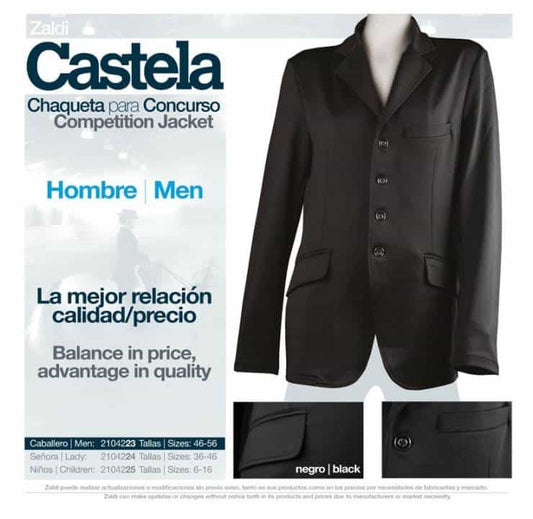 CHAQUETA CONCURSO CASTELA CABALLERO - Tienda Hípica Online | D’Hispania ®