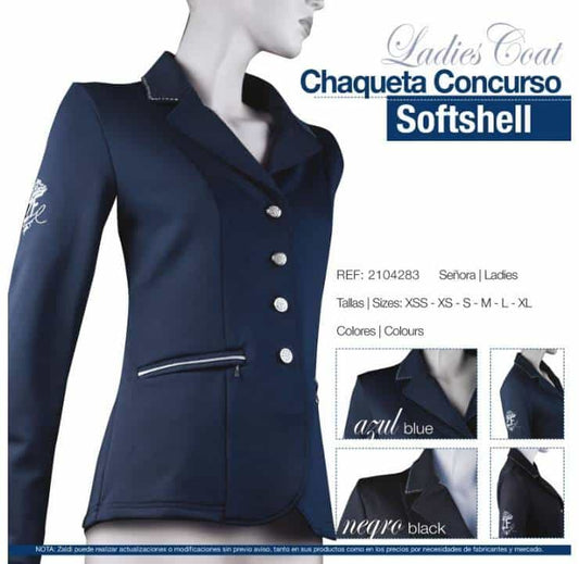 CHAQUETA CONCURSO SOFTSHELL LADIES - Tienda Hípica Online | D’Hispania ®