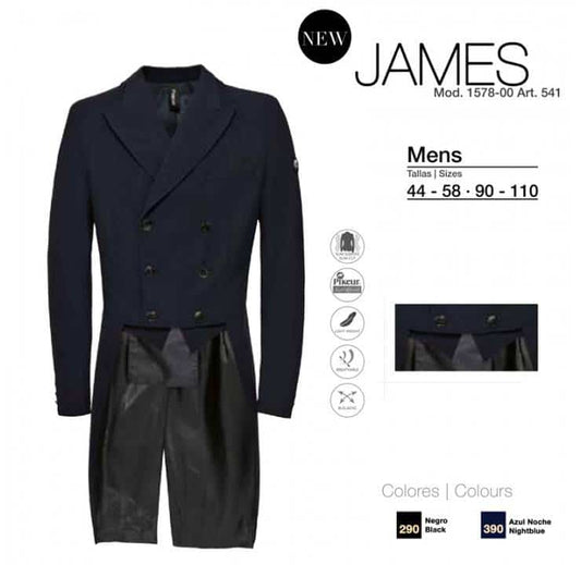 CHAQUETA FRACK PIKEUR CABALLERO JAMES 1578-00 ART.541 - Tienda Hípica Online | D’Hispania ®