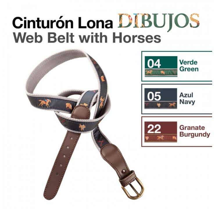CINTURÓN LONA DIBUJOS - Tienda Hípica Online | D’Hispania ®