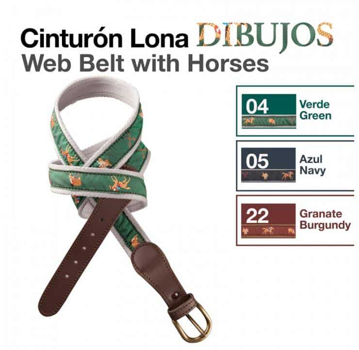 CINTURÓN LONA DIBUJOS - Tienda Hípica Online | D’Hispania ®