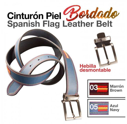 CINTURÓN PIEL BORDADO 1510/35 - Tienda Hípica Online | D’Hispania ®