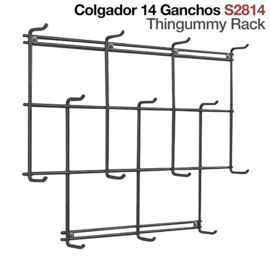 COLGADOR 14 GANCHOS S2814 - Tienda Hípica Online | D’Hispania ®