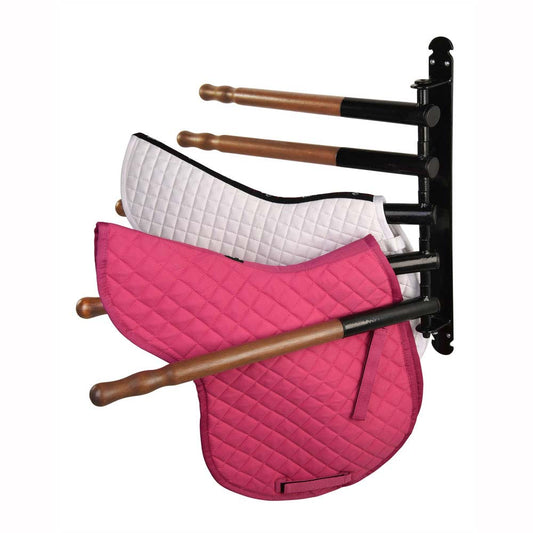 COLGADOR MANTILLAS MADERA STUBBS RETRO NUMNAH RACK S9377 - Tienda Hípica Online | D’Hispania ®