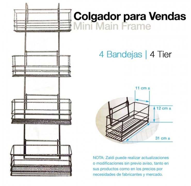 COLGADOR PARA VENDAS 4 BANDEJAS 244298 - Tienda Hípica Online | D’Hispania ®