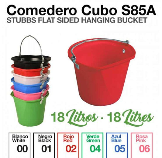 COMEDERO CUBO STUBBS S85A 18 Litros - Tienda Hípica Online | D’Hispania ®