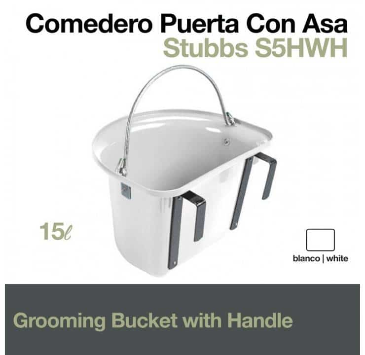 COMEDERO PUERTA CON ASA STUBBS S5HWH - Tienda Hípica Online | D’Hispania ®