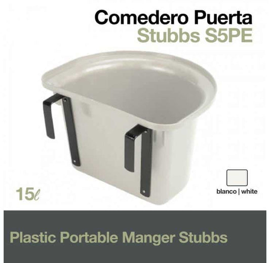 COMEDERO PUERTA STUBBS S5PE WH - Tienda Hípica Online | D’Hispania ®