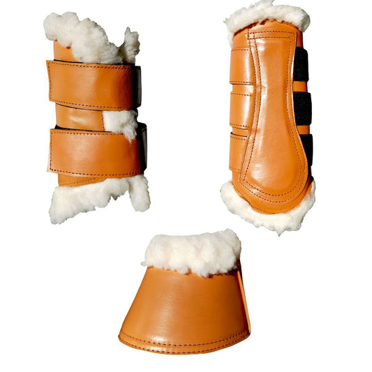 CONJUNTO TRABAJO CUERO BORREGUILLO - Tienda Hípica Online | D’Hispania ®