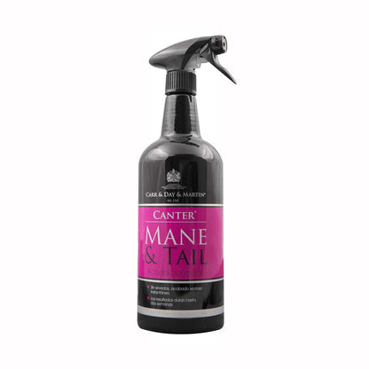 Spray acondicionador para crin y cola de la marca Carr & Day & Martin, para limpieza e higiene equina.
