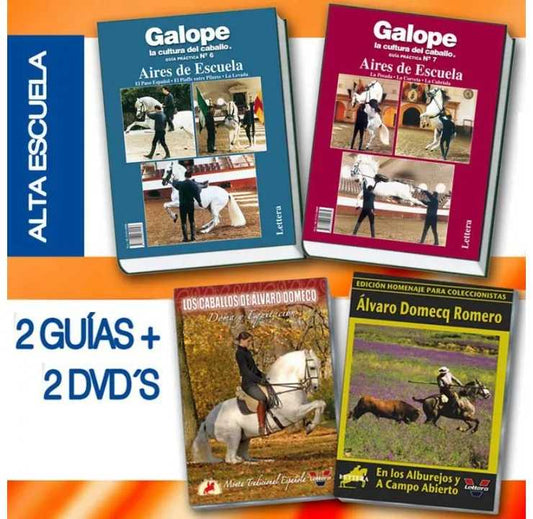 DVD + LIBRO COLECCIÓN PACK: ALTA ESCUELA - Tienda Hípica Online | D’Hispania ®