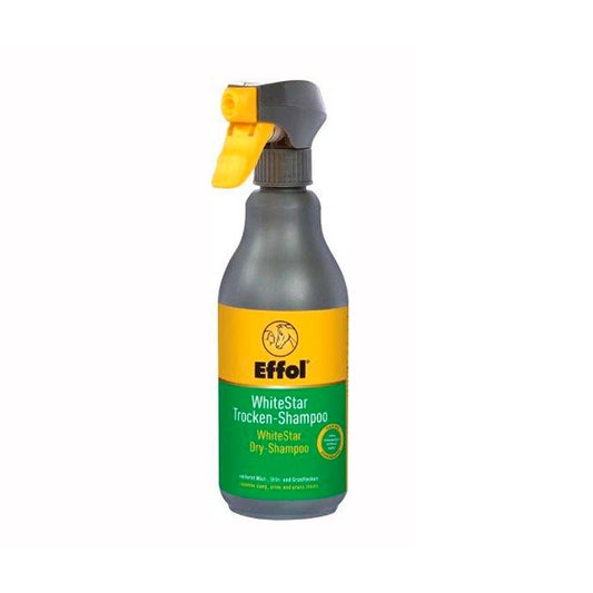 EFFOL CHAMPÚ EN SECO WHITE STAR DRY SHAMPOO 500ml - Tienda Hípica Online | D’Hispania ®