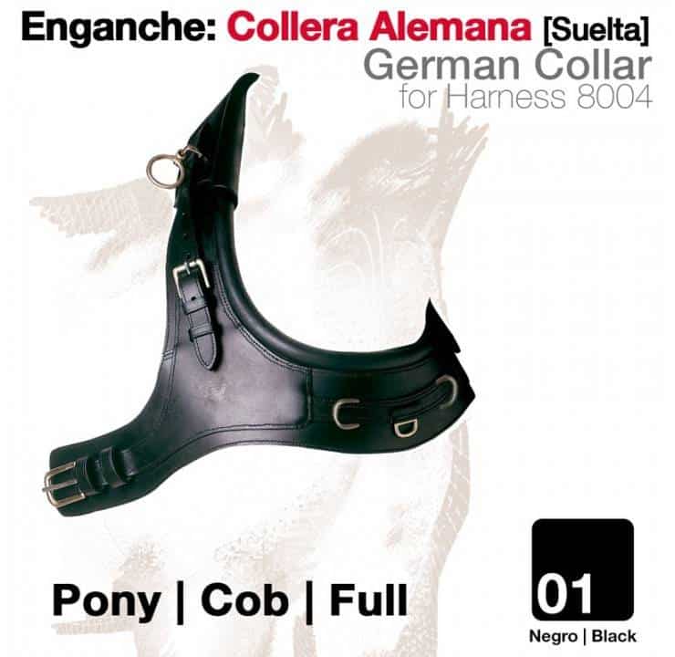 ENGANCHE COLLERA ALEMANA SUELTA NEGRO - Tienda Hípica Online | D’Hispania ®