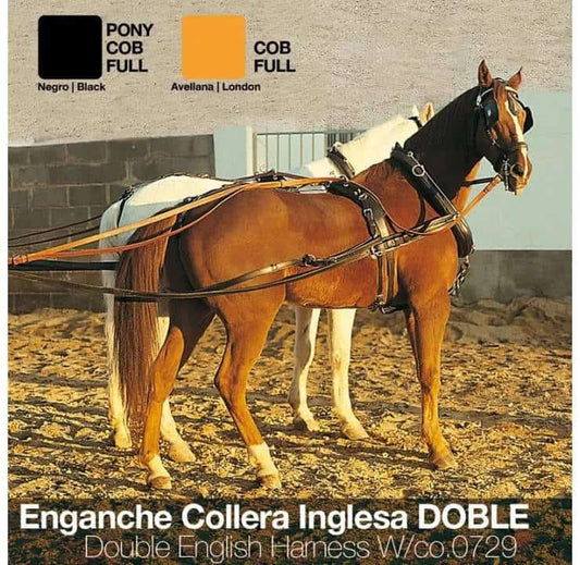 ENGANCHE COLLERA INGLESA DOBLE - Tienda Hípica Online | D’Hispania ®