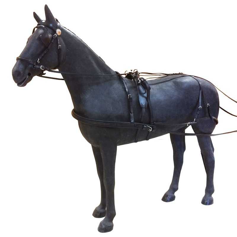 ENGANCHE DE CUERO CON PECHOPETRAL PARA UN CABALLO - Tienda Hípica Online | D’Hispania ®