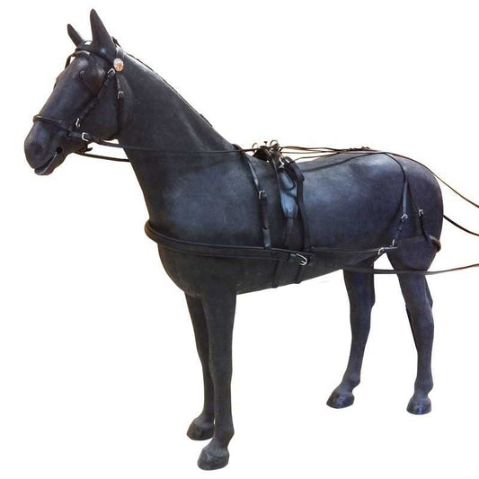 ENGANCHE DE CUERO CON PECHOPETRAL PARA UN CABALLO - Tienda Hípica Online | D’Hispania ®