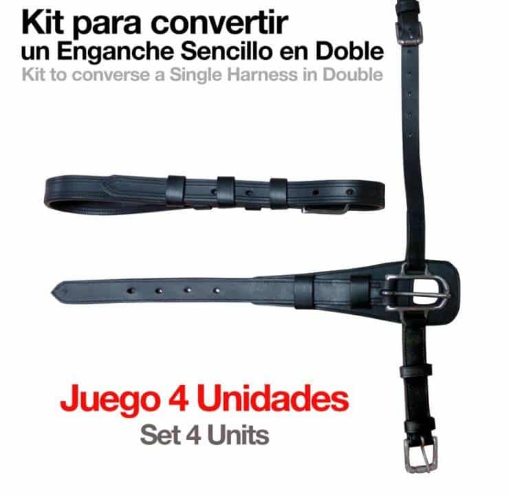 ENGANCHE KIT CONVERTIR ENGANCHE SENCILLO A DOBLE - Tienda Hípica Online | D’Hispania ®