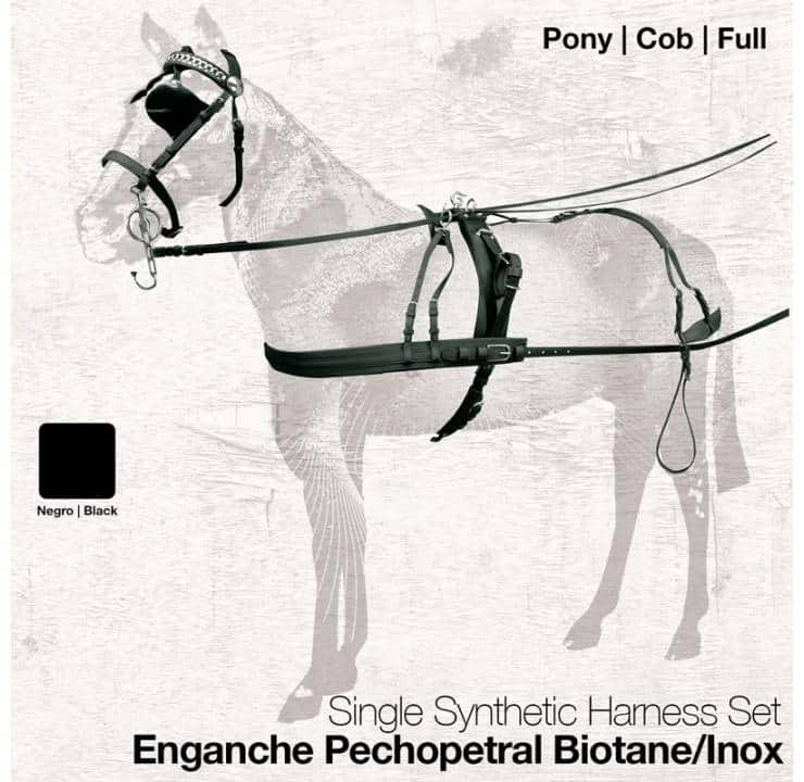 ENGANCHE PECHOPETRAL BIOTANE/INOX SENCILLO - Tienda Hípica Online | D’Hispania ®