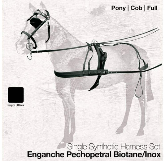 ENGANCHE PECHOPETRAL BIOTANE/INOX SENCILLO - Tienda Hípica Online | D’Hispania ®