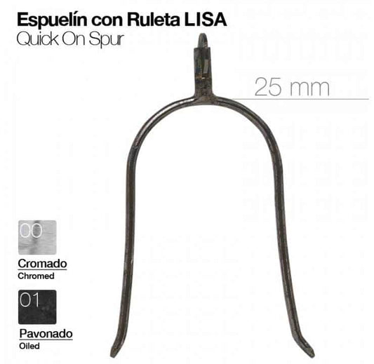 ESPUELÍN CON RULETA LISA - Tienda Hípica Online | D’Hispania ®