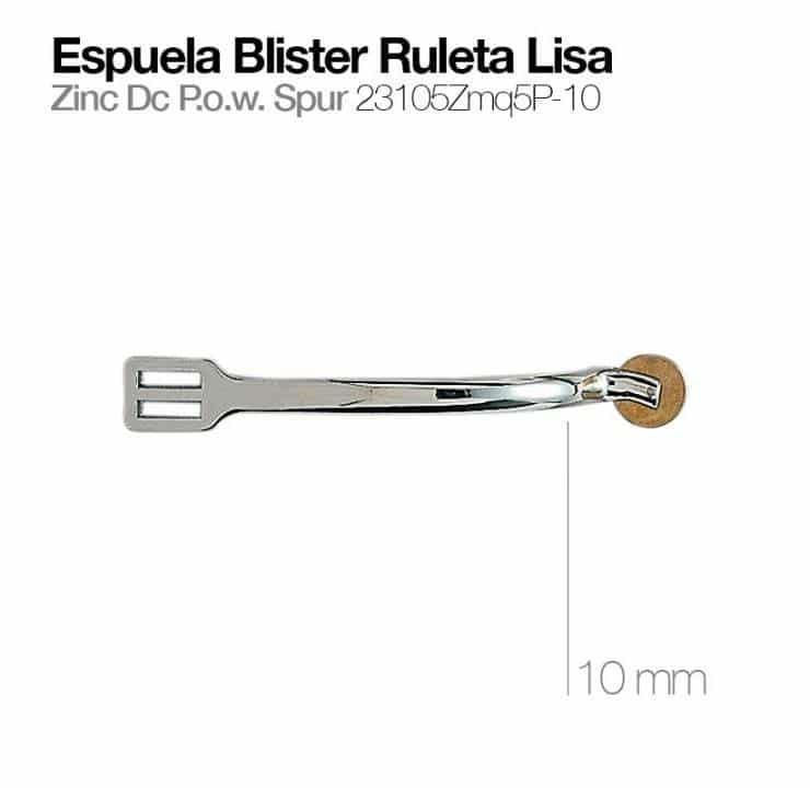 ESPUELA BLISTER RULETA LISA 23105ZMQ5P-10 - Tienda Hípica Online | D’Hispania ®