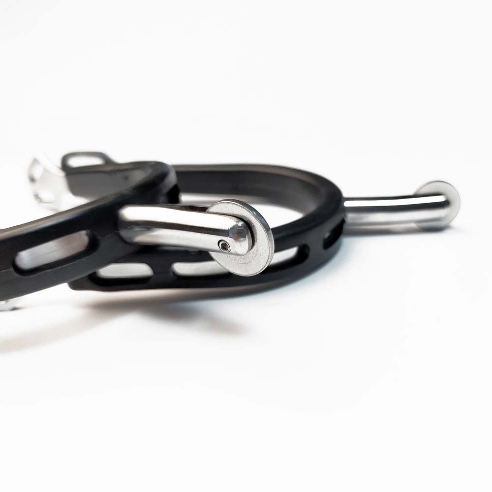 ESPUELA EQUESTRIAN INOX/GOMA Z432 GALLO 3.5cm R/PE - Tienda Hípica Online | D’Hispania ®