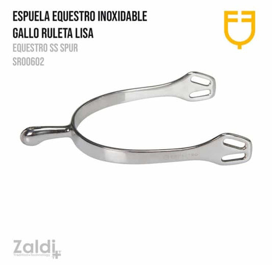 ESPUELA EQUESTRO INOX GALLO REDONDO SR00600 30mm - Tienda Hípica Online | D’Hispania ®