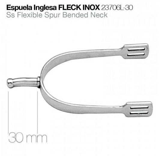 ESPUELA INGLESA FLECK INOX 23706L-30 - Tienda Hípica Online | D’Hispania ®