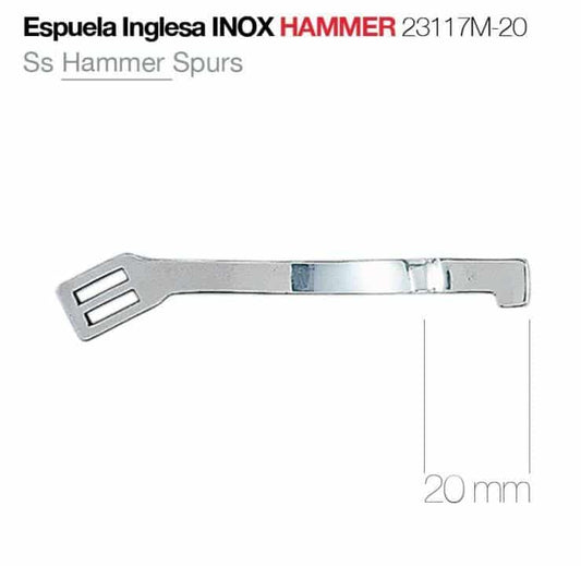 ESPUELA INGLESA INOX HAMMER 23117M-20 - Tienda Hípica Online | D’Hispania ®