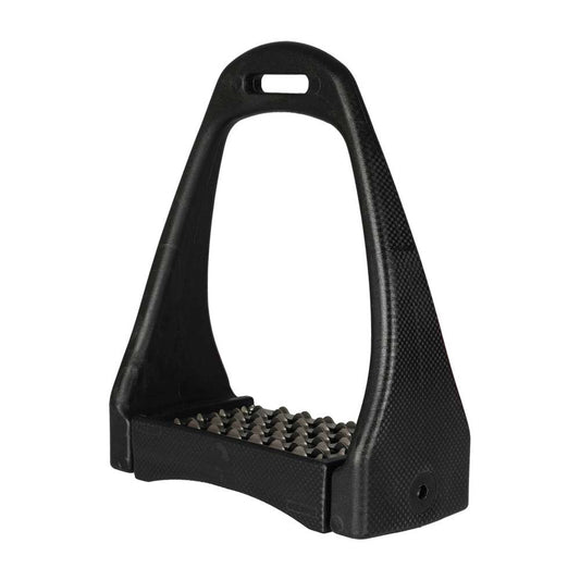 ESTRIBO INGLÉS FIBRA GRAND PRIX AJUSTABLE AC-611 NEGRO - Tienda Hípica Online | D’Hispania ®