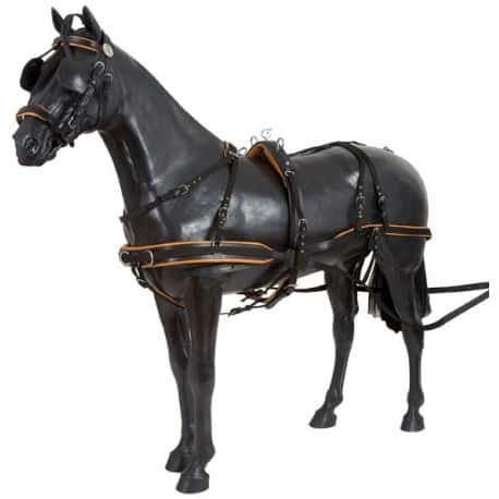 Enganche Pecherín Cuero/Nylon - Tienda Hípica Online | D’Hispania ®
