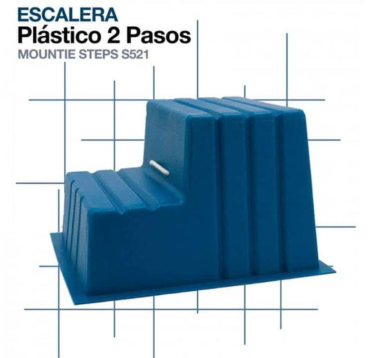 Escalera Plástico 2 Pasos S521 STUBBS - Tienda Hípica Online | D’Hispania ®
