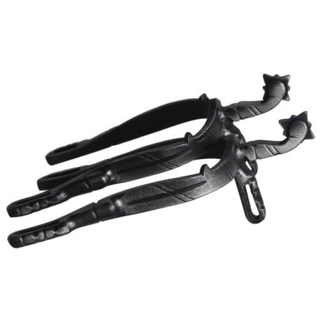 Espuela Vaquera Fragua Inoxidable Pavonado - Tienda Hípica Online | D’Hispania ®