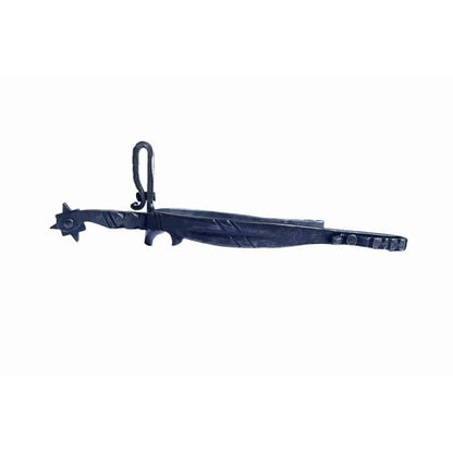 Espuelas Vaqueras Fragua Ruleta Vaquera Inox Pavonada - Tienda Hípica Online | D’Hispania ®